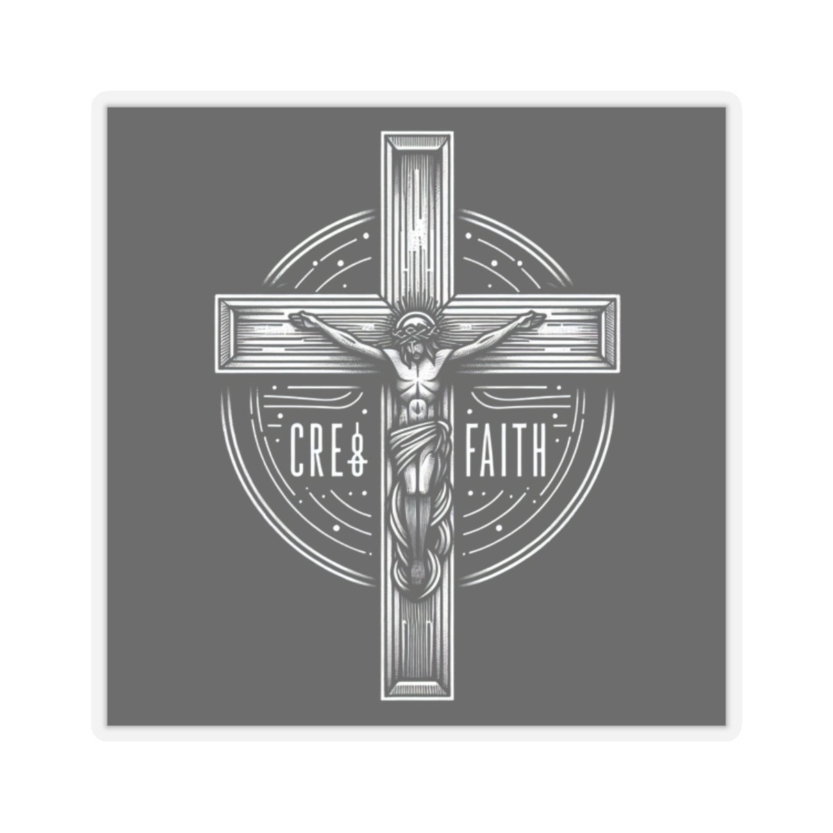 Cre8faith Cross Stickers