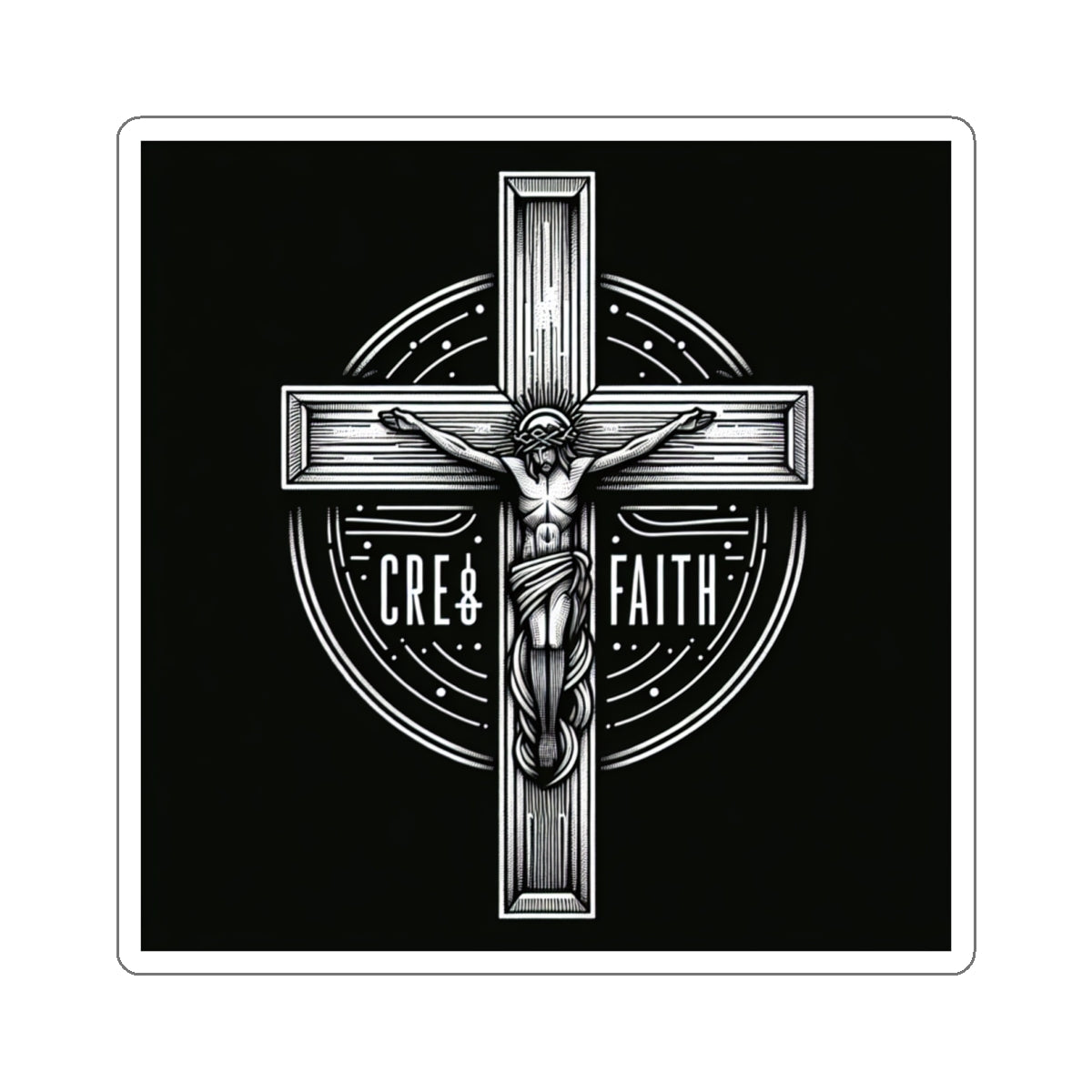 Cre8faith Cross Stickers