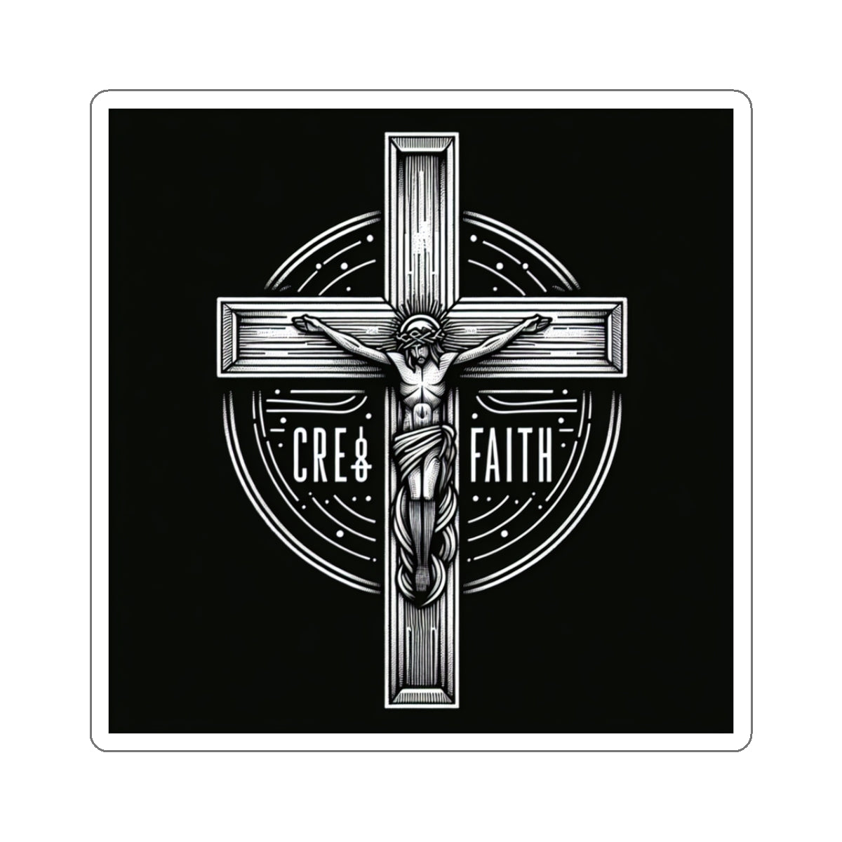 Cre8faith Cross Stickers