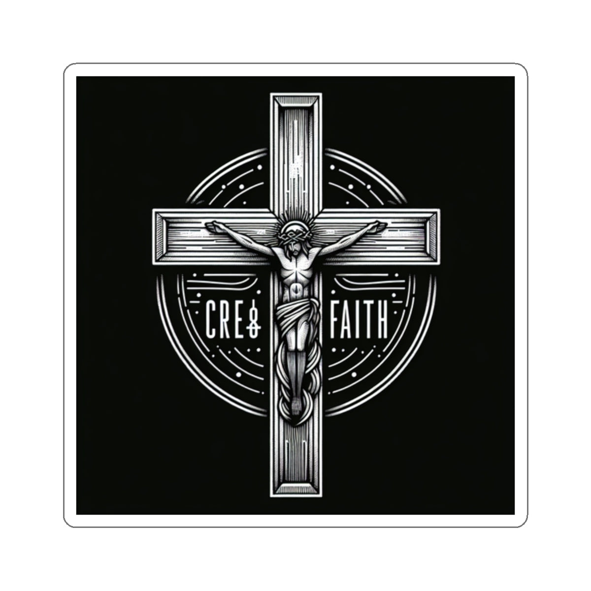 Cre8faith Cross Stickers