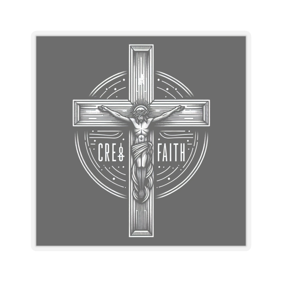 Cre8faith Cross Stickers