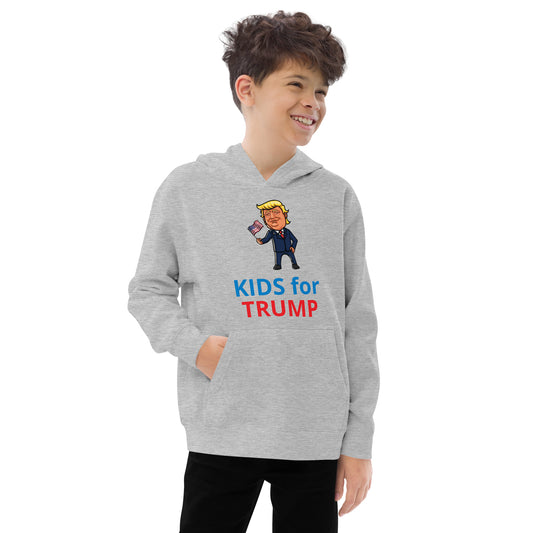 Kids for Trump fleece hoodie