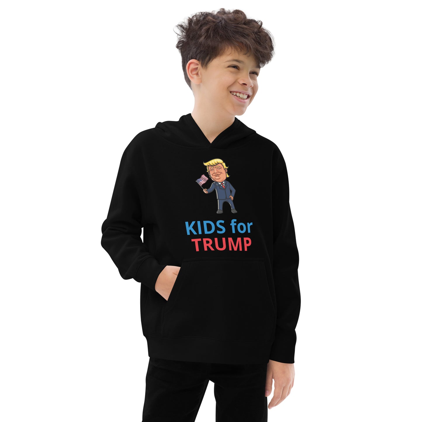 Kids for Trump fleece hoodie