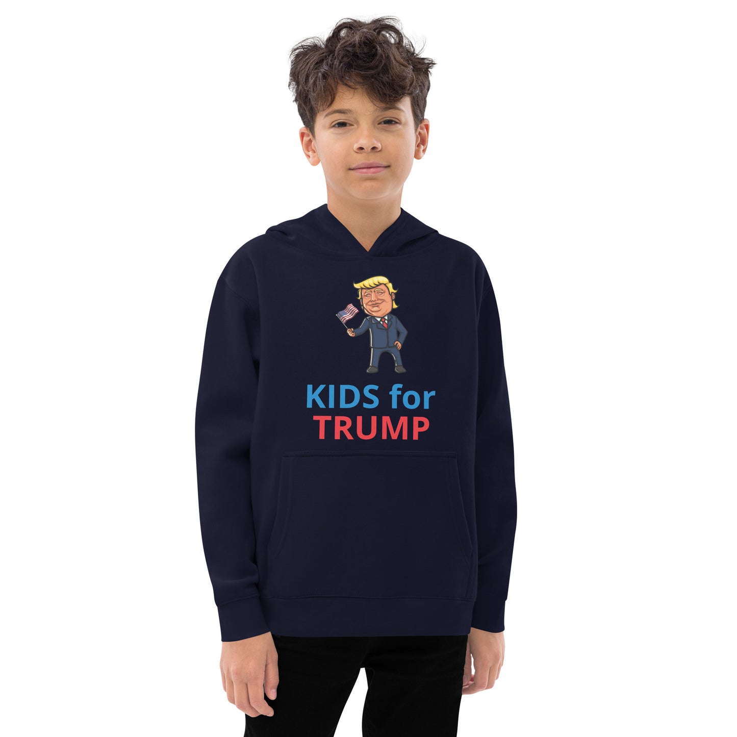 Kids for Trump fleece hoodie