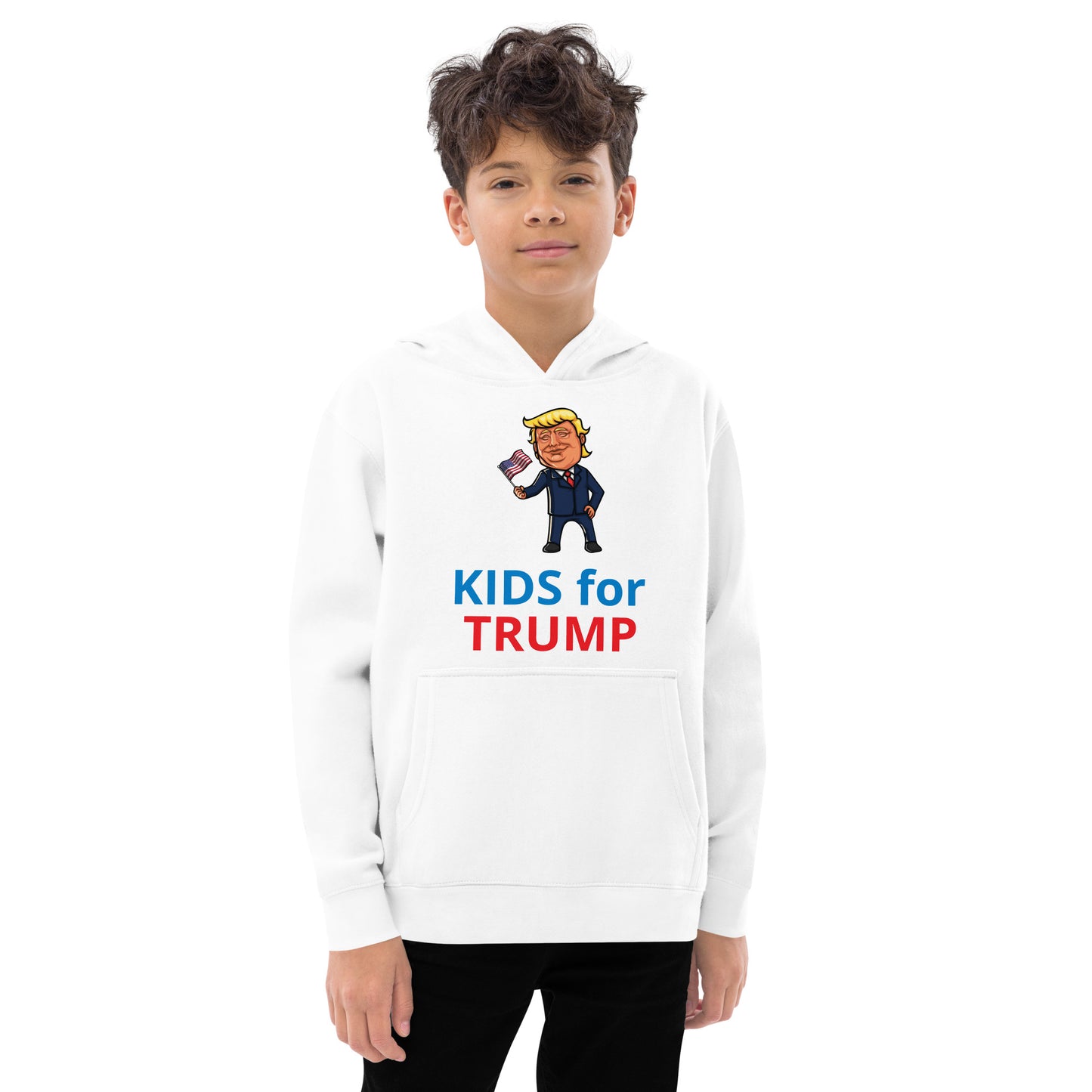 Kids for Trump fleece hoodie