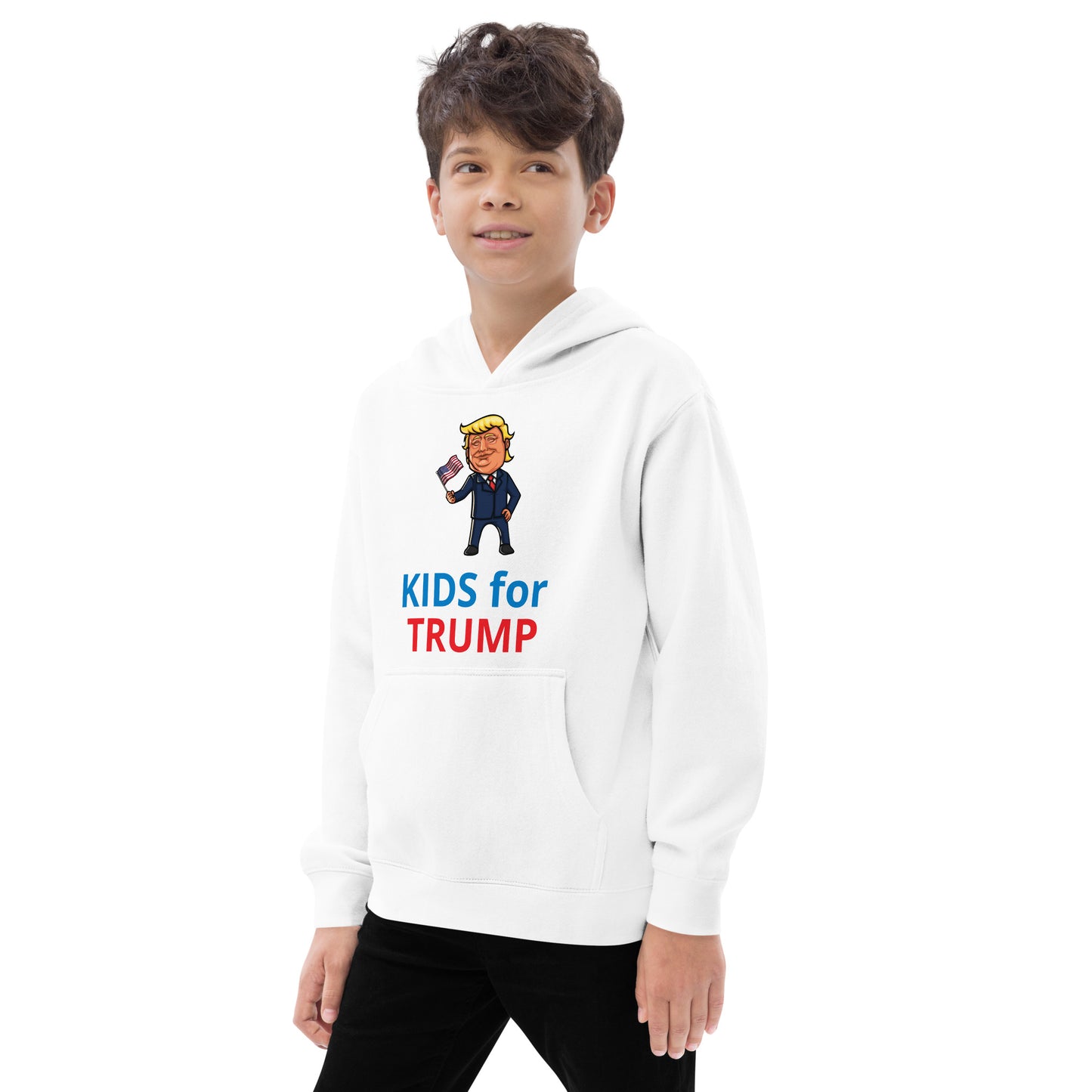 Kids for Trump fleece hoodie